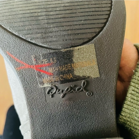 Qupid woman’s calf block heel boot size 6.5 back zip winter chic pointy toe gray - Picture 3 of 10